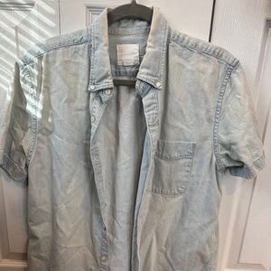 American Eagle Denim Button Down Shirt